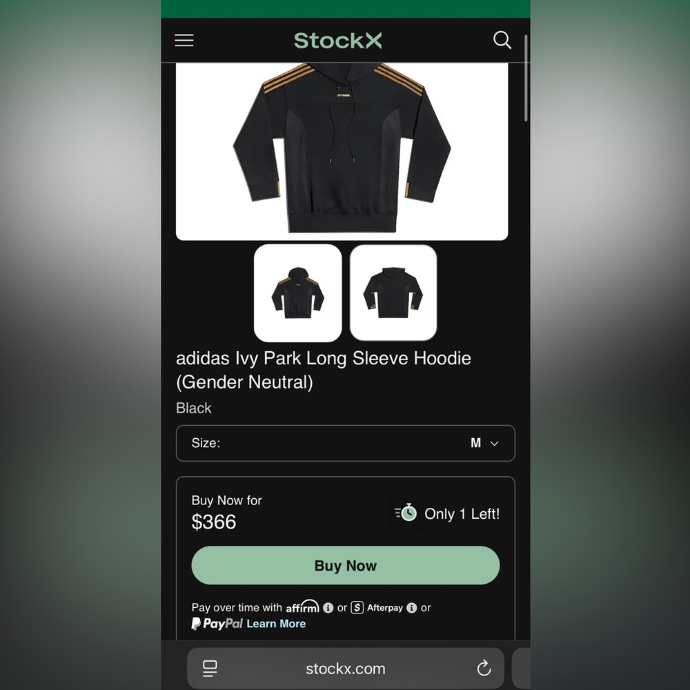 Ivy Park X adidas hoodie